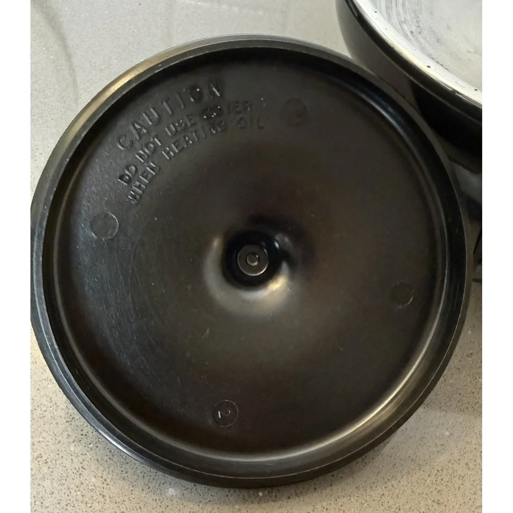 VTG Oster Electric Fondue Pot READ Mustard Yellow 701-01A 70s USA Tested Works